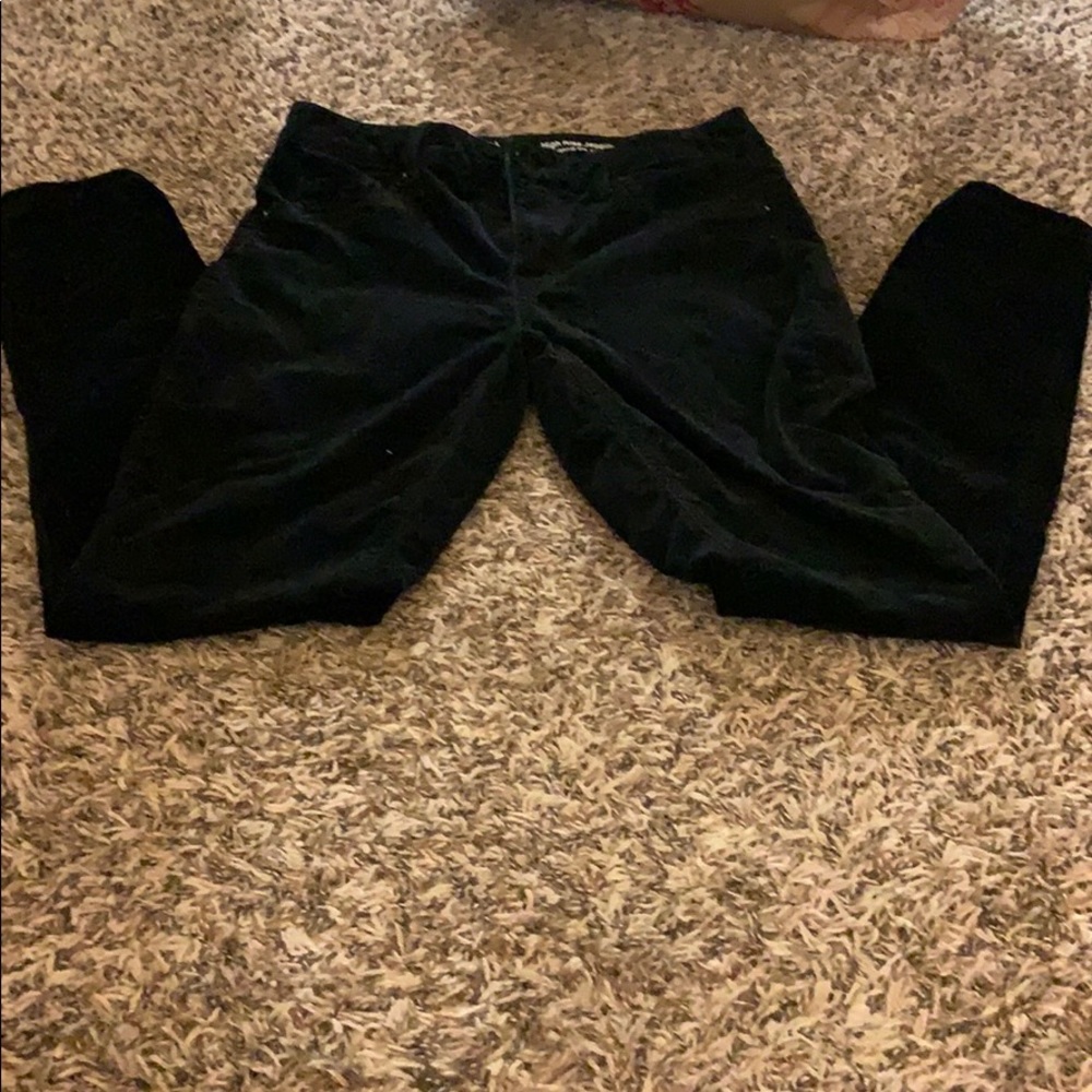 Crushed velvet jeans